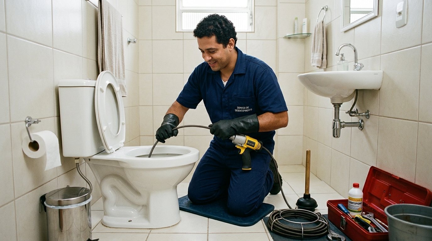 Desentupimento de Vaso Sanitário